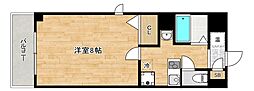ミーネ新町弐番館 1Kの間取図画像