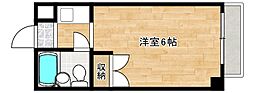 グレース此花 ワンルームの間取図画像