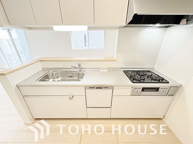 キッチンの収納は、デッドスペースになりやすい箇所を有効活用できる収納を採用しました。