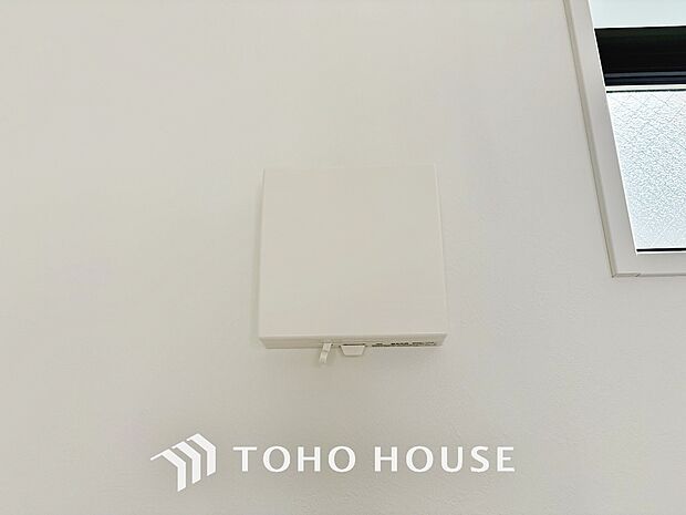 綺麗な家を実現するための設備。常に綺麗な空気を循環することで、お家の中を新鮮な環境にしてくれます。