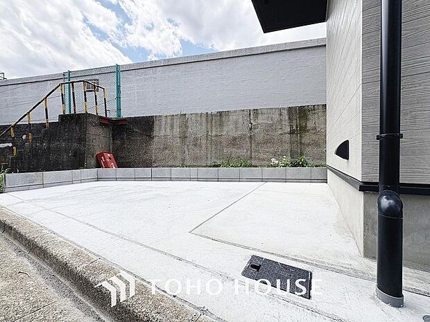 ゆったりとしたバイク・駐輪スペースを確保いたしました