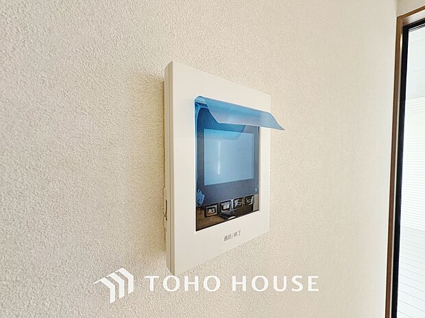 見える安心をカタチにしました。誰が来てもわかる様にモニター付きインターホンを設置。