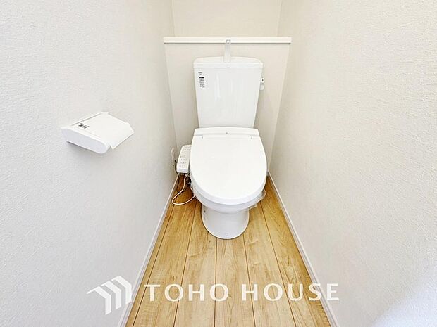 十分な広さと清潔感のあるカラーで纏まったお手洗い。時間に余裕とゆとりを持たせます。