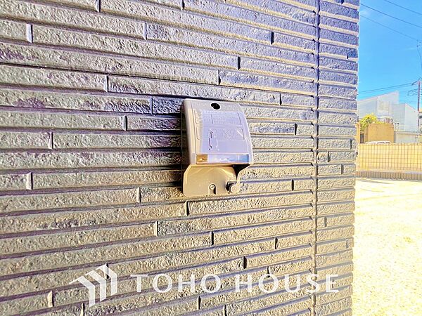 外部コンセント完備。イルミネーションや高圧洗浄機など、屋外で使用する電気機器への電源供給用コンセント