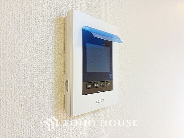 見える安心をカタチにしました。誰が来てもわかる様にモニター付きインターホンを設置。