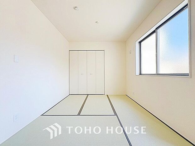 寛ぎの和空間は客間としての使い方は勿論、赤ちゃんや小さなお子様を遊ばせるスペースとしても重宝します。