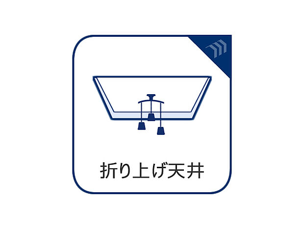 折り上げ天井にすると、天井が高くなることはもちろんおしゃれでより広い空間に!