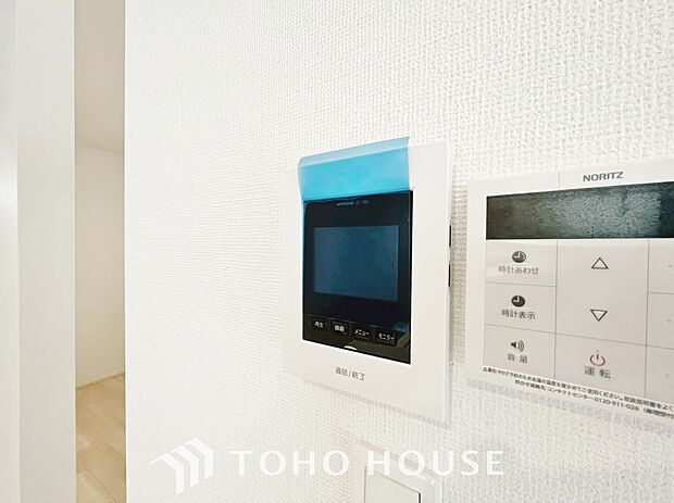 見える安心をカタチにしました。誰が来てもわかる様にモニター付きインターホンを設置。