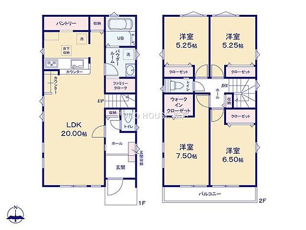 全居室収納付きで、お部屋をすっきりと整理整頓できます!家族それぞれのお荷物や季節のもの等、たっぷり収納可能!収納が充実しているので、タンス設置等の無駄なスペースを省けお部屋を広々とご利用できます。