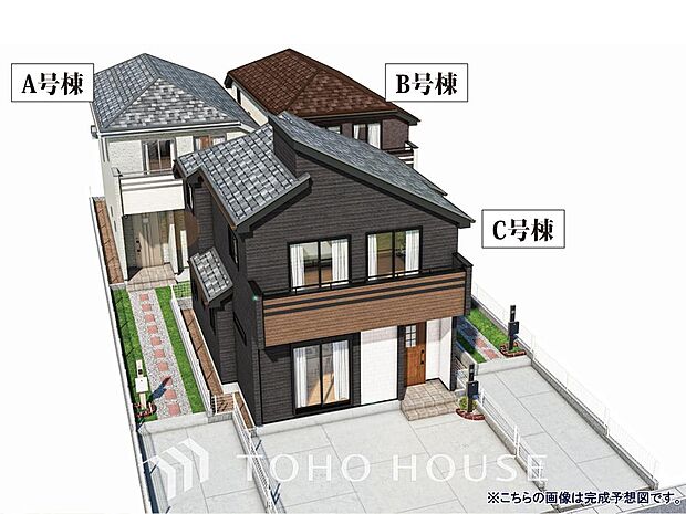(※B号棟右奥側に位置)3駅利用可能な好立地♪長期優良住宅認定＆住宅性能評価取得の高品質な住まいが誕生します。