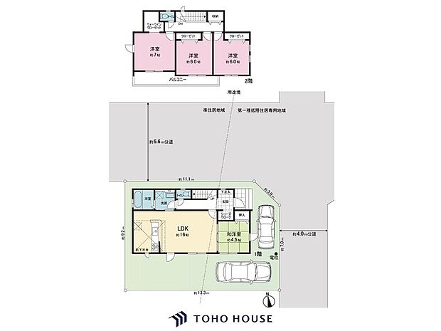 寛ぎの和空間や客間としての使い方は勿論、多種多様な使い方が出来る和室と、広々としたリビングで豊かな暮らしを彩ります！