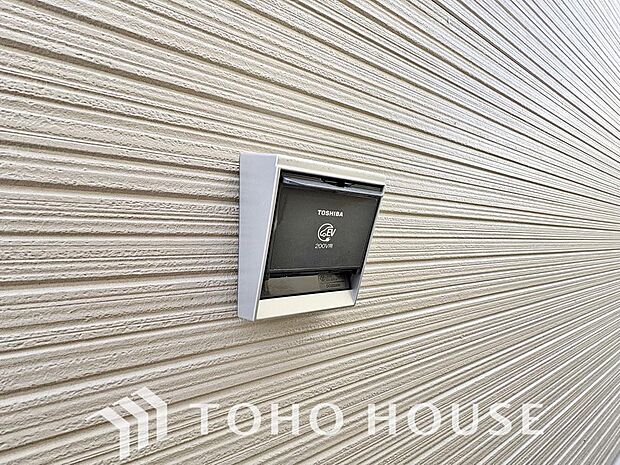 イルミネーションにバーベキュー、高圧洗浄機といったあると嬉しい外部コンセントも付いております。