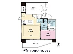 イニシア川口 1SLDKの間取図画像