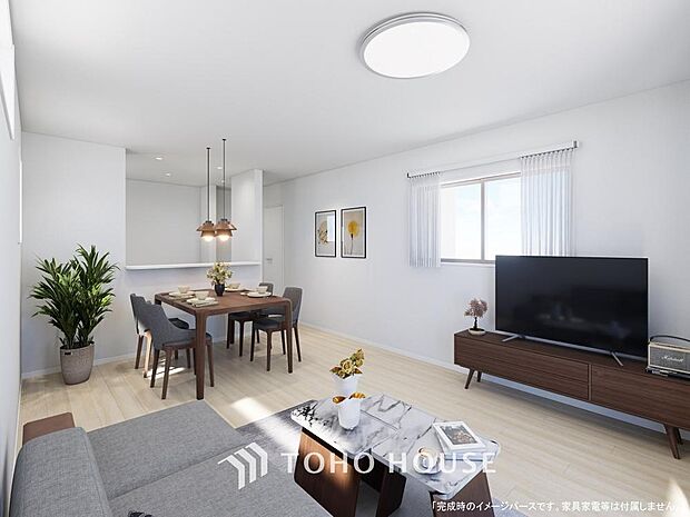 家族皆が集まる場所だからこそ、一番明るく使い勝手のいい空間に仕上げております。