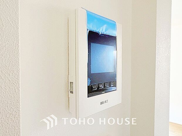 見える安心をカタチにしました。誰が来てもわかる様にモニター付きインターホンを設置。