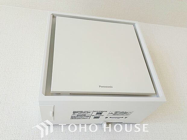 綺麗な家を実現するための設備。常に綺麗な空気を循環することで、お家の中を新鮮な環境にしてくれます。