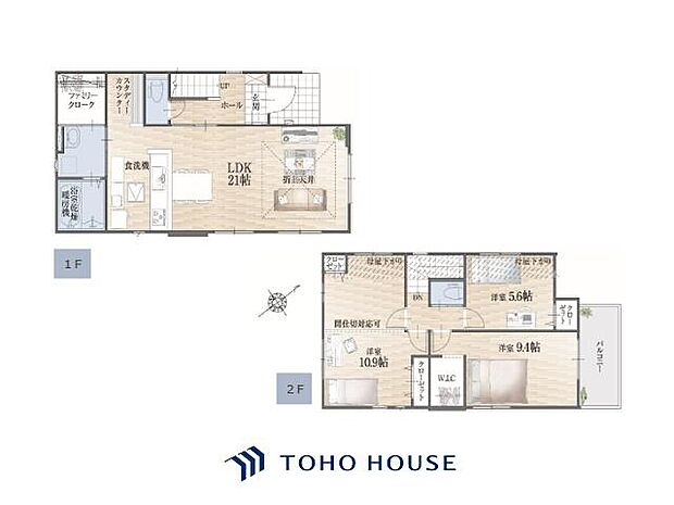 空間づくりのプロ、ケイアイのこだわりが詰まった住宅です。アクセントクロスでお洒落度UP♪お子様の成長に合わせてお部屋の数を変更できるので「あなたらしい」お家を作れますね!!