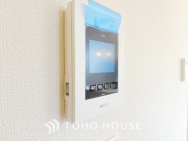 見える安心をカタチにしました。誰が来てもわかる様にモニター付きインターホンを設置。