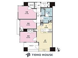 エクセレント柏アルトロ 3LDKの間取図画像