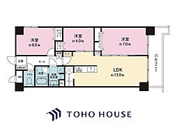 ライオンズマンション三郷第5 3LDKの間取図画像