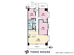 クリオ南行徳弐番館 3LDKの間取図画像