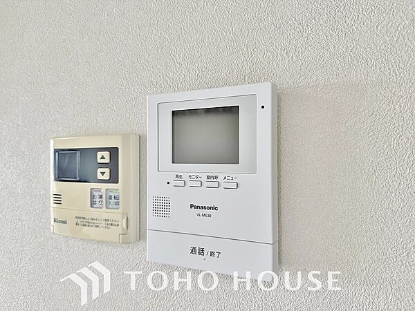 見える安心をカタチにしました。誰が来てもわかる様にモニター付きインターホンを設置。