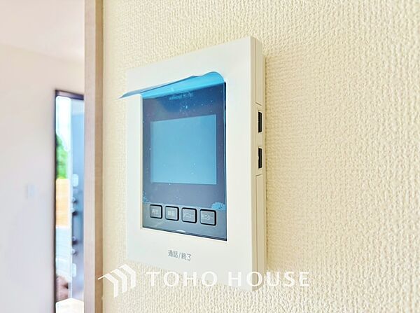 見える安心をカタチにしました。誰が来てもわかる様にモニター付きインターホンを設置。