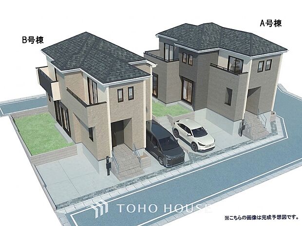 実際に生活する側に立って設計した工夫が要所要所に感じられるキメ細やかさがこの邸の魅力の一つです。※右側A号棟