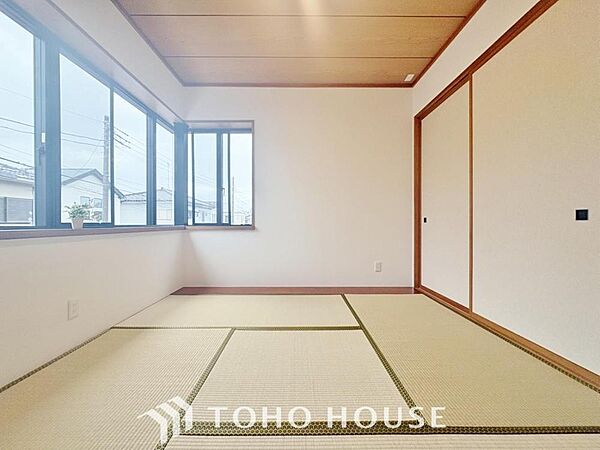 和室はお子様のお昼寝スペースとして、来客用としても最適です。