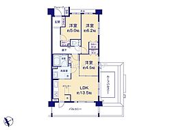 クレアシティ西船橋 3LDKの間取図画像