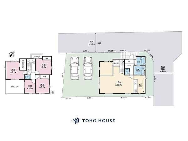 間取りを拡大表示