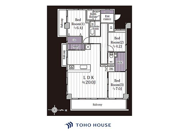 間取りを拡大表示