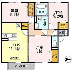 間取図画像 3LDK