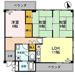 間取図画像 3LDK