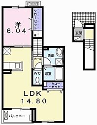 間取図画像 1LDK