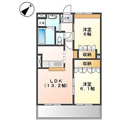 エルグランデ北在家 3階