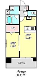間取図画像 1LDK