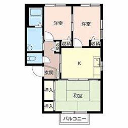 ＪＡハーブハイツ上滝野 2階