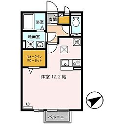 ベルクール大塚 ワンルームの間取図画像