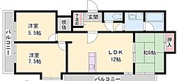 レジデンスピラージュ 3LDKの間取図画像