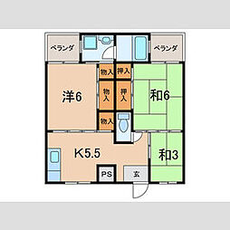 サンライズ高砂4号棟 2階/205