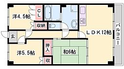 プラティーク英賀保 3LDKの間取図画像
