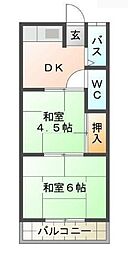 浜の宮ハイツ 2階/202