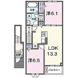 エスパス リッシュ 田井 B 2階/203