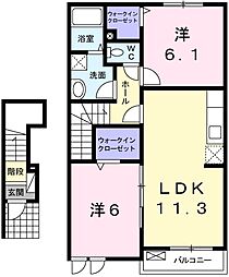 アプローズB 2階/202