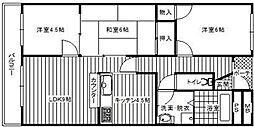茜七番館 3LDKの間取図画像