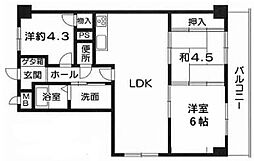 ベネフィス北在家 3LDKの間取図画像