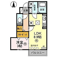 物件の間取り