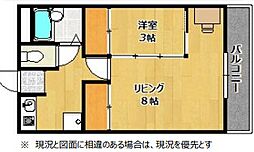 ラ・フェスタ加東 1LKの間取図画像