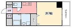 インタービレッジ東延末2 1Kの間取図画像
